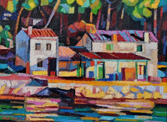 Fisherman's house / 40 x 30 cm