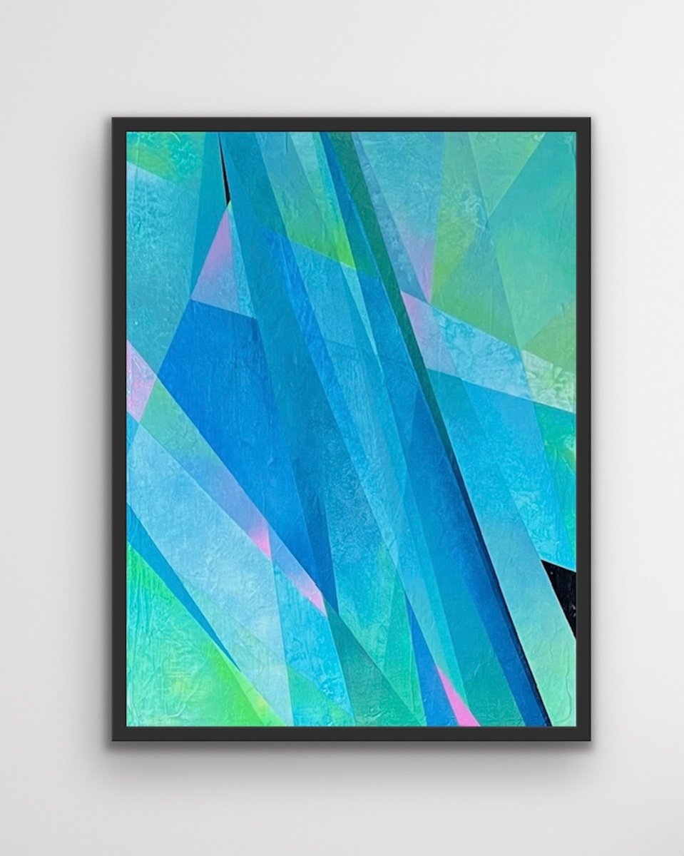 Striped Reality By Arinika Stratievsky, 19 X 25, Artwork For Sale On Artfinder
