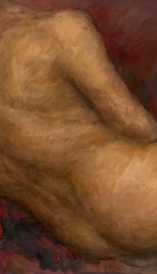 Study of a Reclining Body by Elena Bulatova