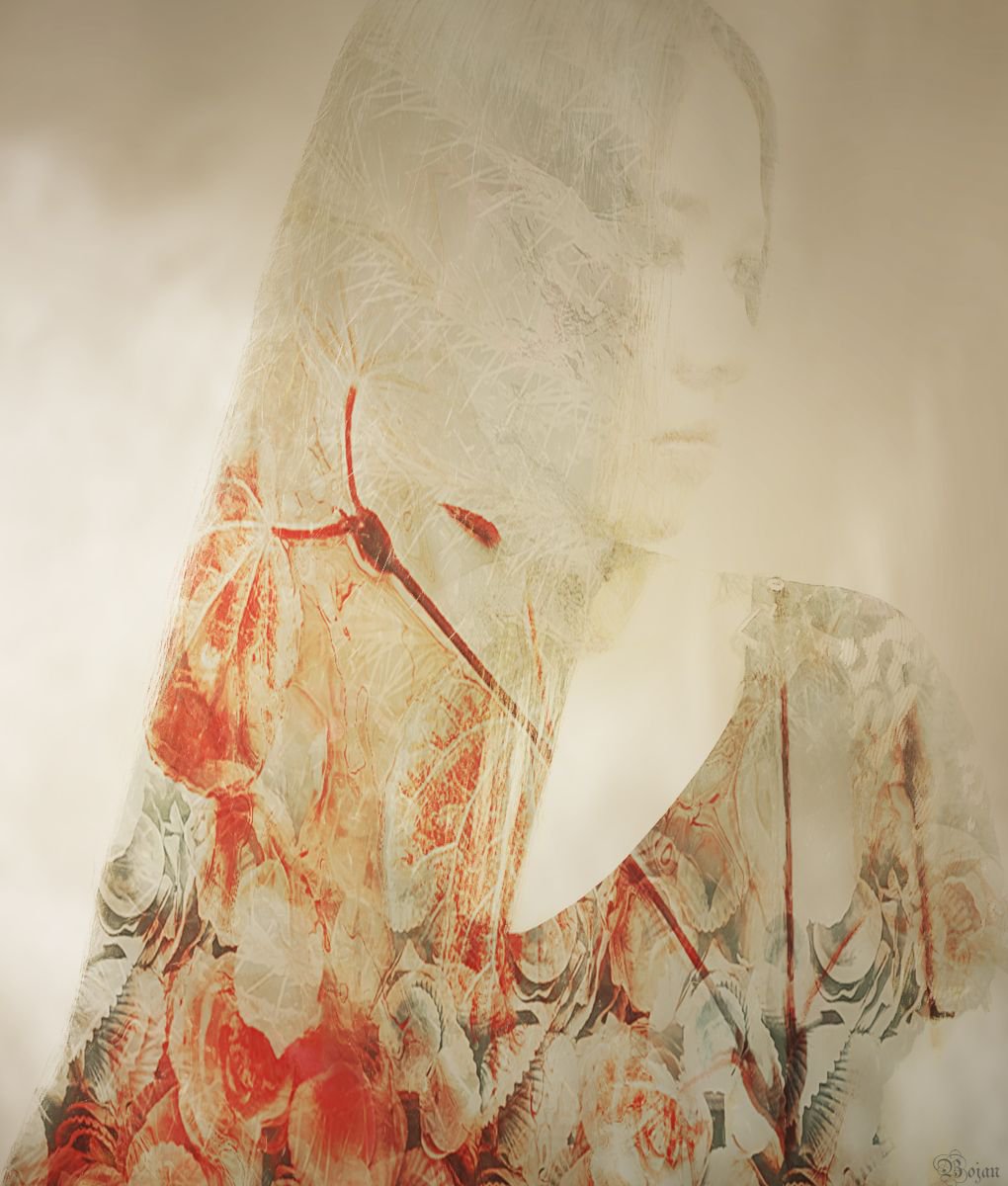 Illustrative Portrait Photograph By Bojan Jevtic, 33 X 39, One, Original Artwork