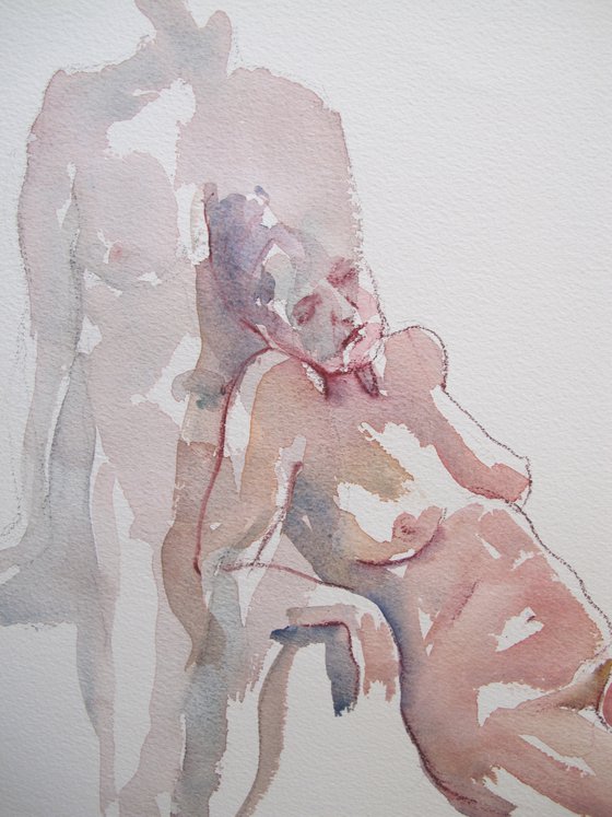 Standing/reclining nudes