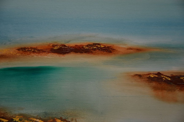 Calm Ii Huge Sea Painting By Niki Katiki Artfinder