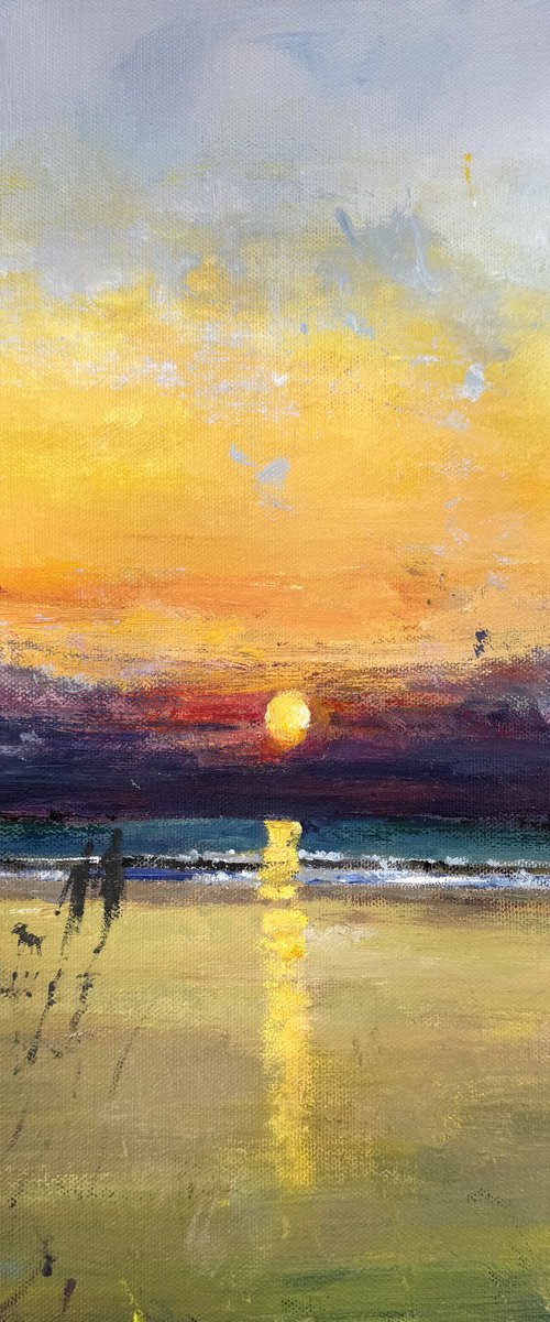 Sunset Beach Stroll by Teresa Tanner