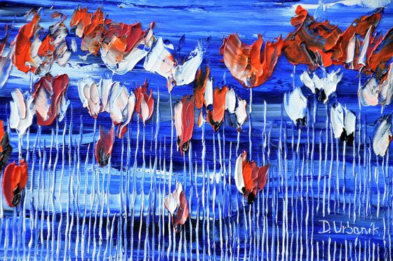 Poppies On Blue Sky 2