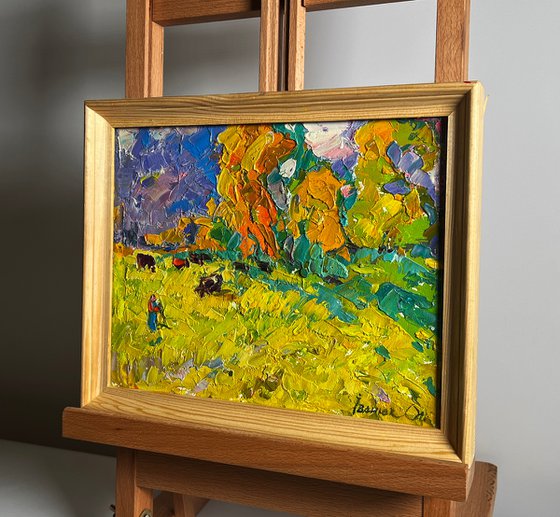 In the autumn meadows