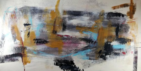 large abstract painting-200x100-cm-title-c311