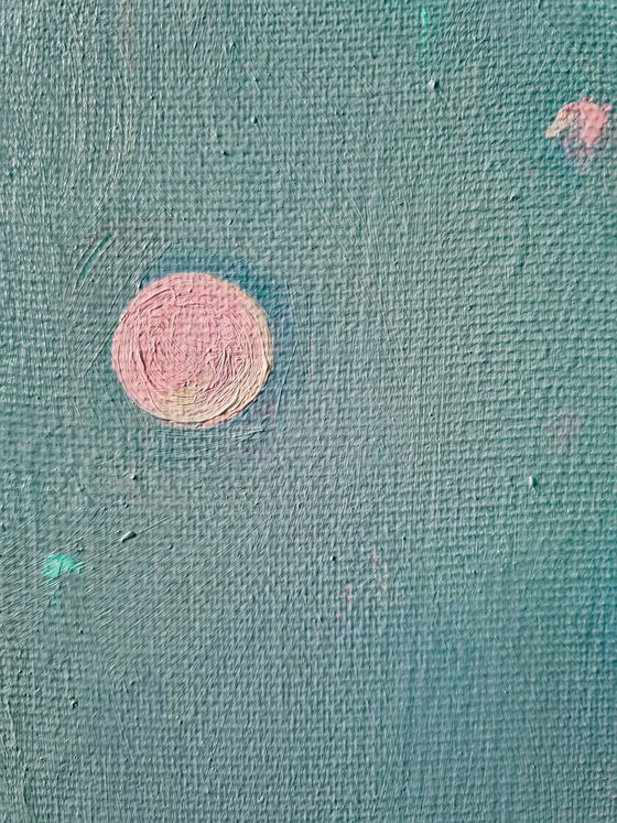 Pink Moon Reflections. diptych