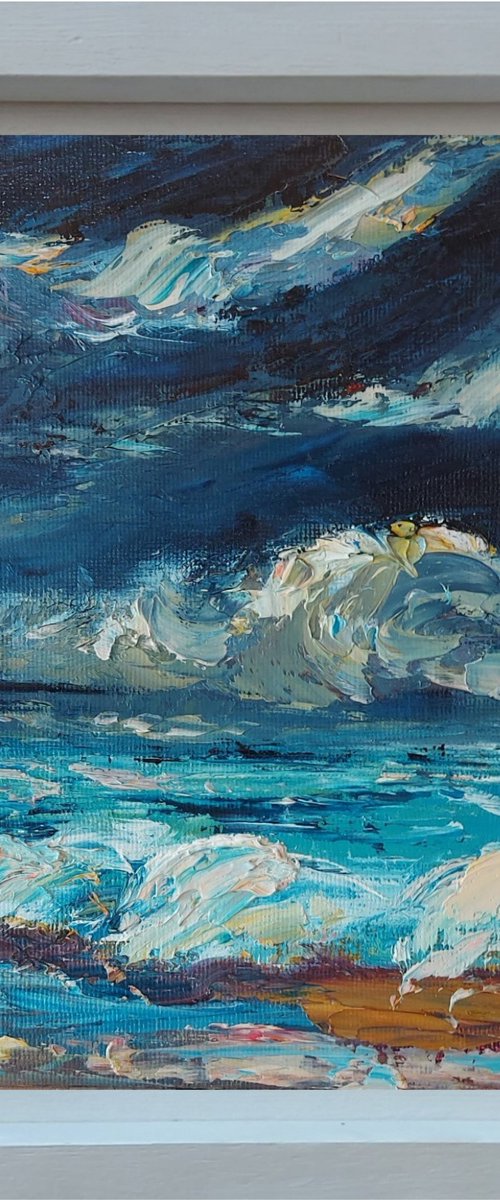 Stormy Seas - Wexford seascape by Niki Purcell