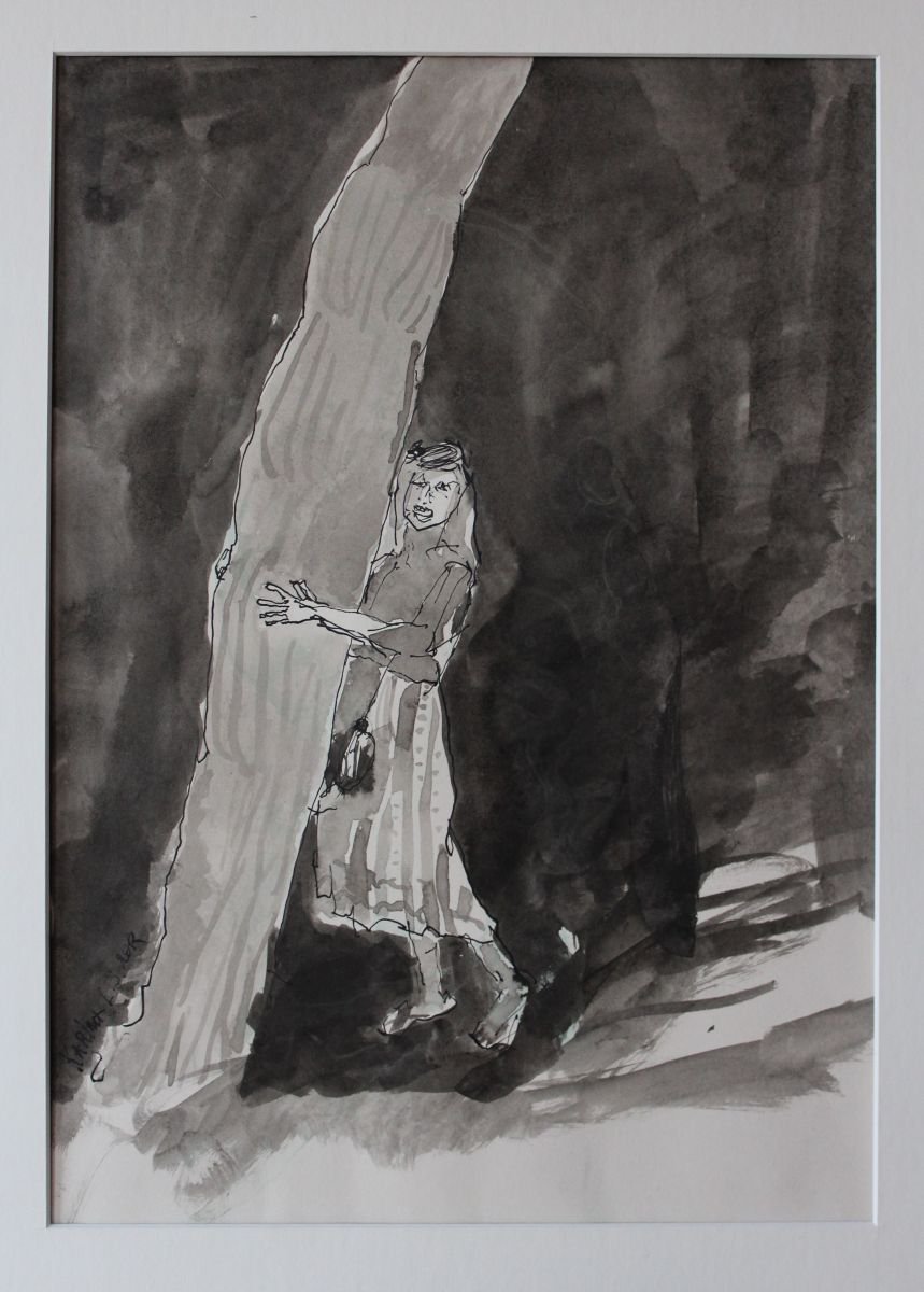 Girl Holding A Tree by Lana Verdi