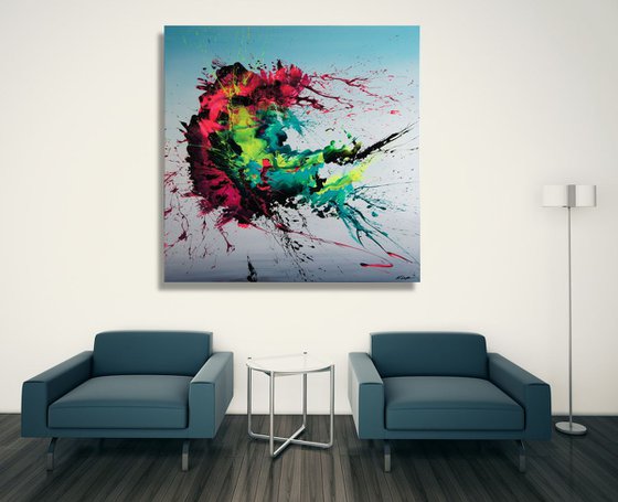 Beauty Punch II (Spirits Of Skies 100044) (100 x 100 cm) XXL (40 x 40 inches)