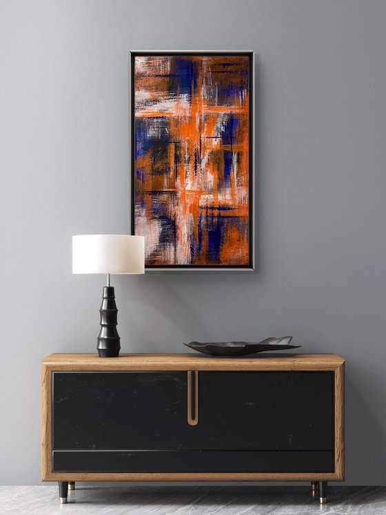 Echoes of Fire 50x90х2 cm
