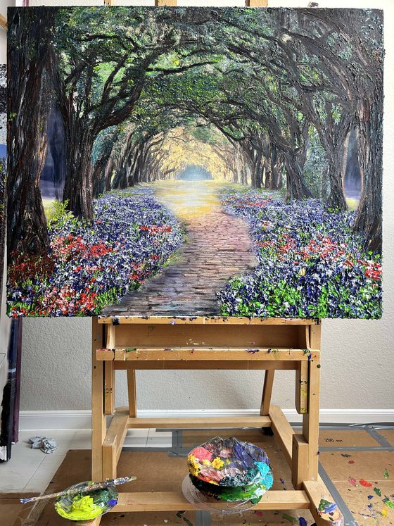 Love Beneath The Oaks' Embrace