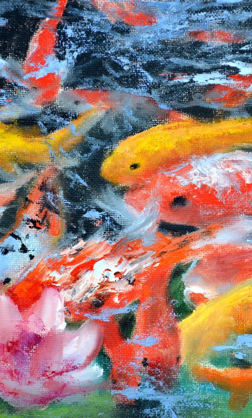 A koi paradise by Elena Lukina