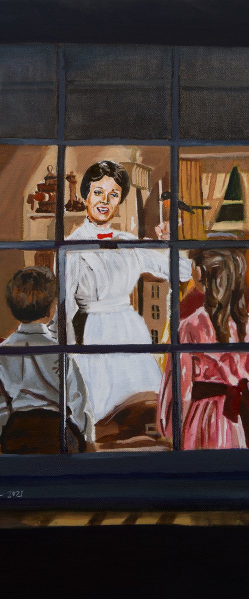 Mary Poppins painting Spoonful of sugar by Gordon Bruce