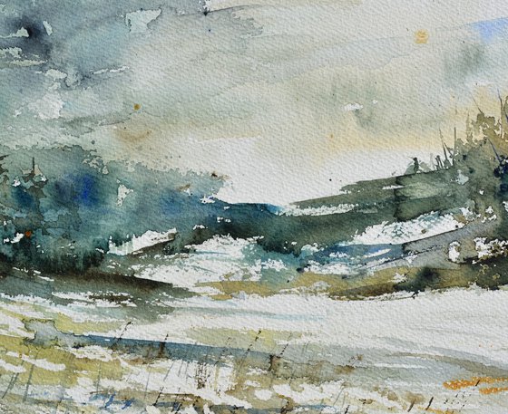 November  watercolor