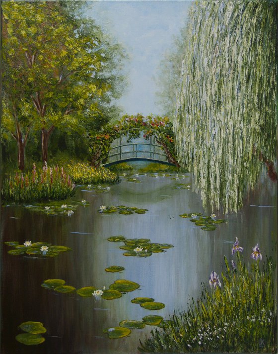 OVERGROWN POND WITH WATER LILIES