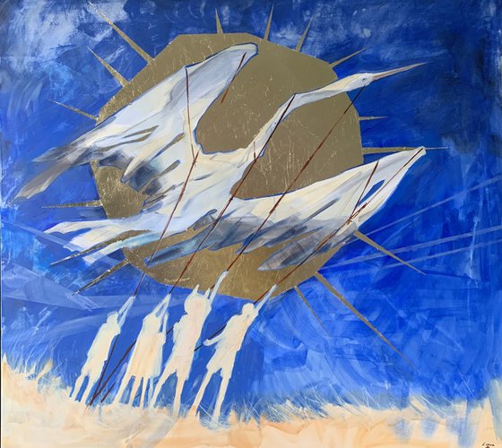 Without Ground, There’ll Be the Sky 115x105