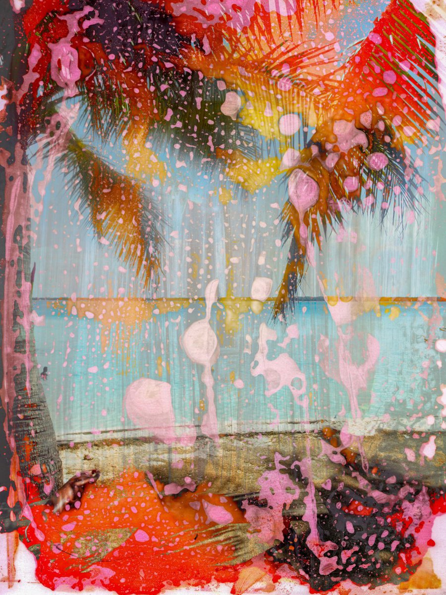 Abstract Landscape Photograph By Sven Pfrommer, 35 X 47", La Mer Xxxvii, Original Artwork