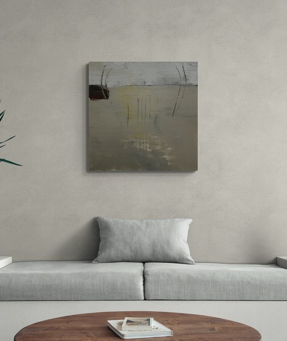 Let It Begin Again Minimalist Painting