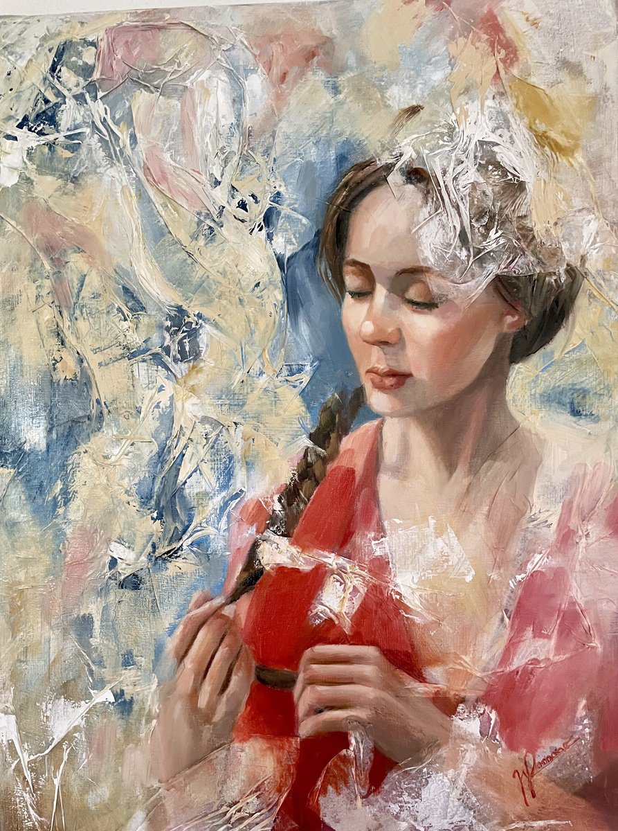 Interwoven Thoughts By Maria Romano, 16 X 20, Artwork For Sale On Artfinder