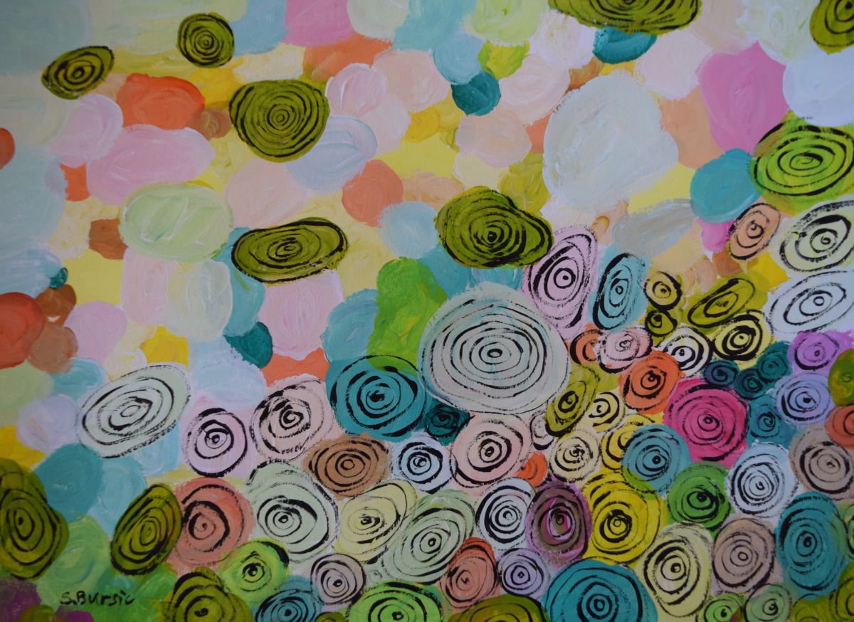Abstract Dizzy by Sharyn Bursic