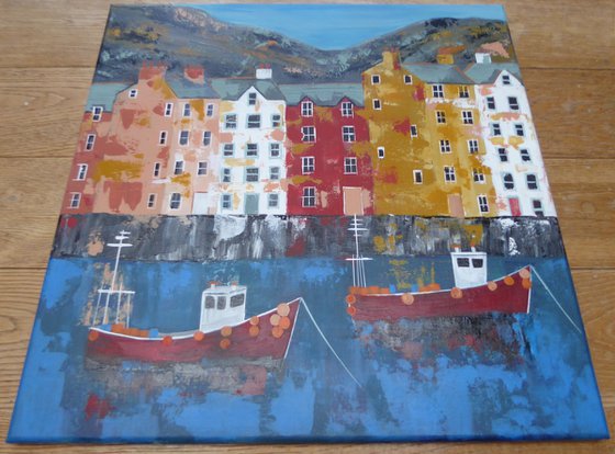 Tobermory, two boats