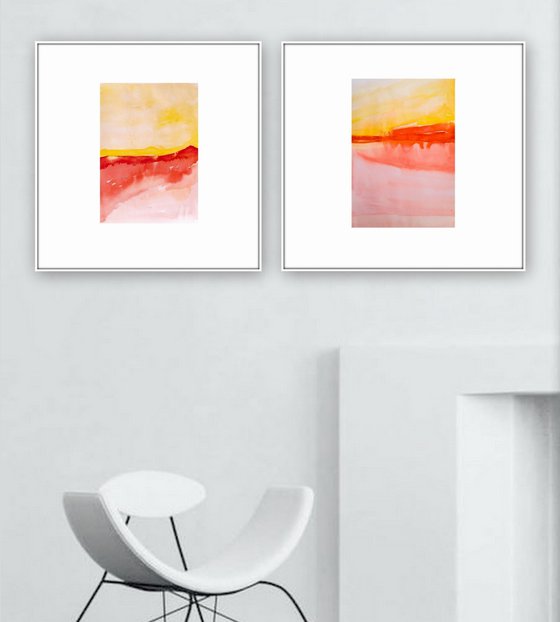 Landscape, set of 2