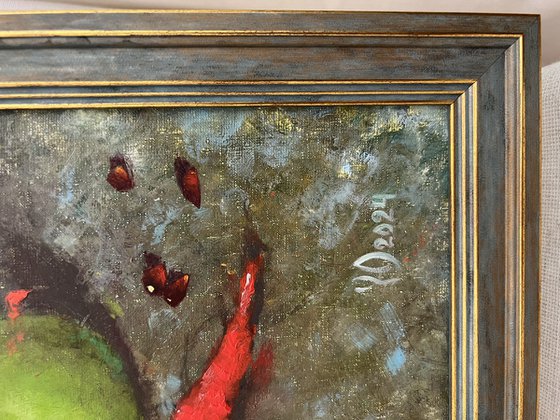 Apple Chili Pomegranate Fruit