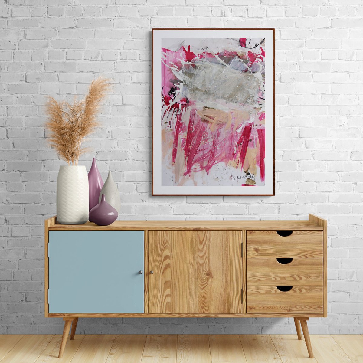 Pink Is An Attitude 1 By Daniela Schweinsberg, 28 X 39, Artwork For Sale On Artfinder