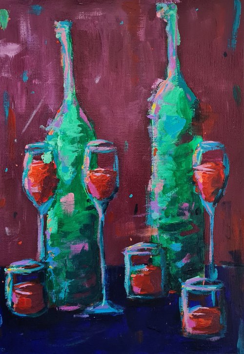 Red Wine by Dawn Underwood