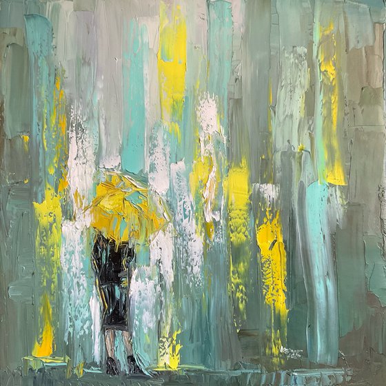 Yellow umbrella