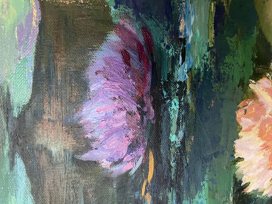 Giverny's Purple Evening