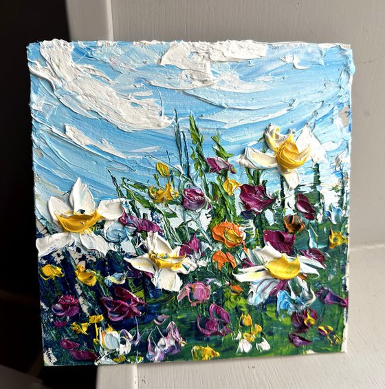 Wild Flowers impasto