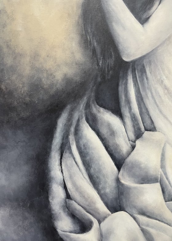 Woman in a dress