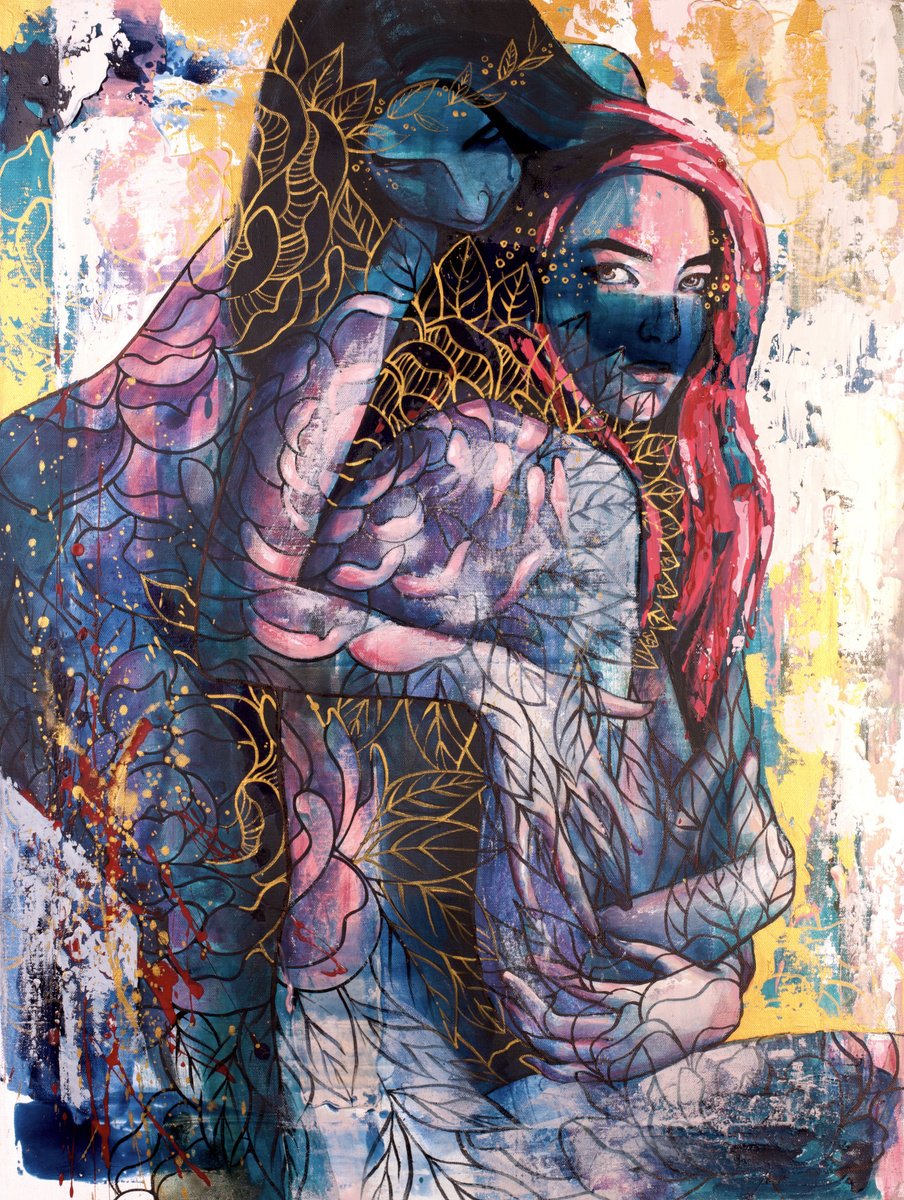  I Am Freezing By Tetiana Cherevan, 24 X 31, Artwork For Sale On Artfinder