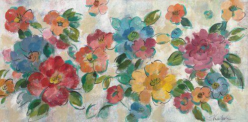 Joyful Floral Trio by Silvia  Vassileva