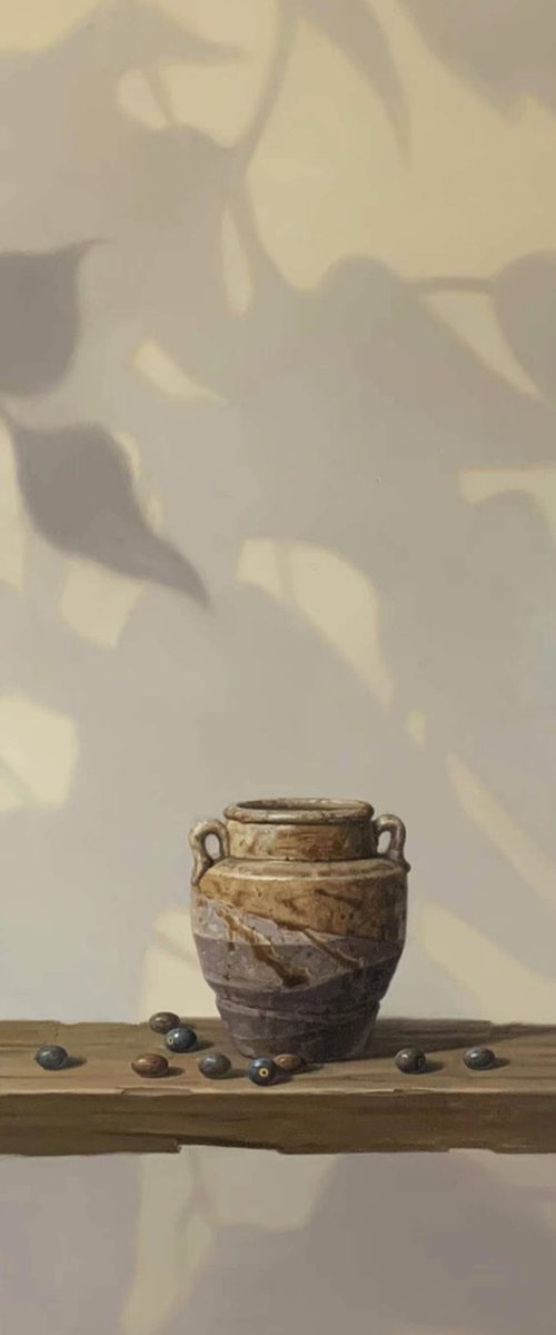 Still life:Zen art t193 by Kunlong Wang