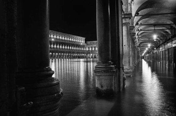Acqua alta in Piazza San Marco