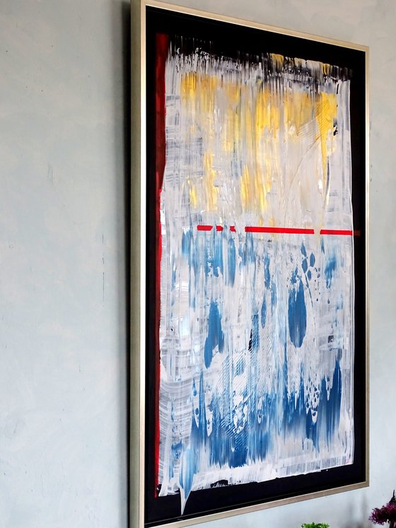 Blue connection diptych