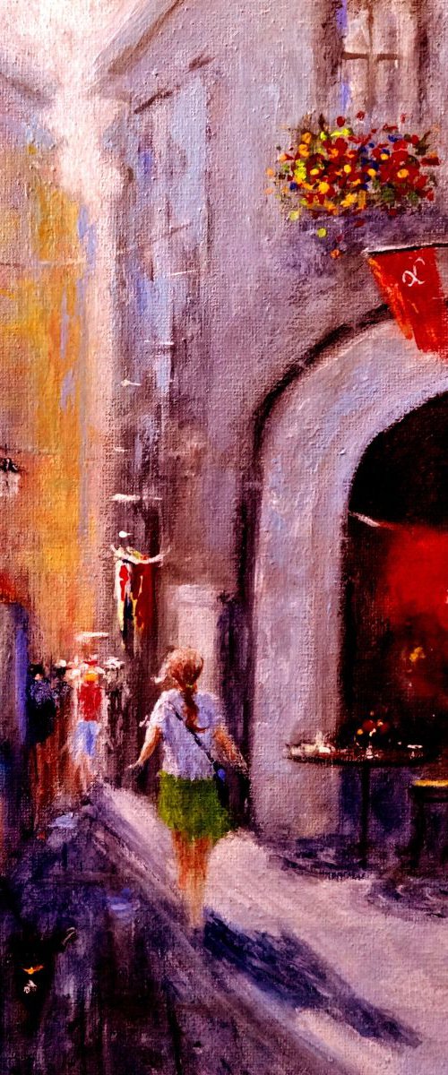 Streets of Vernazza..(2) by Cristina Mihailescu
