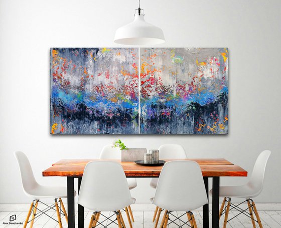 200x100cm. / abstract painting / Abstract 1219