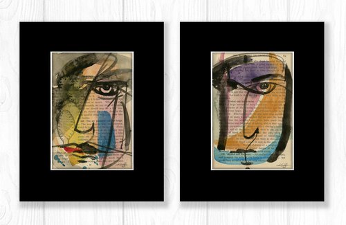 "I See" Collection 7 - 2 Paintings by Kathy Morton Stanion