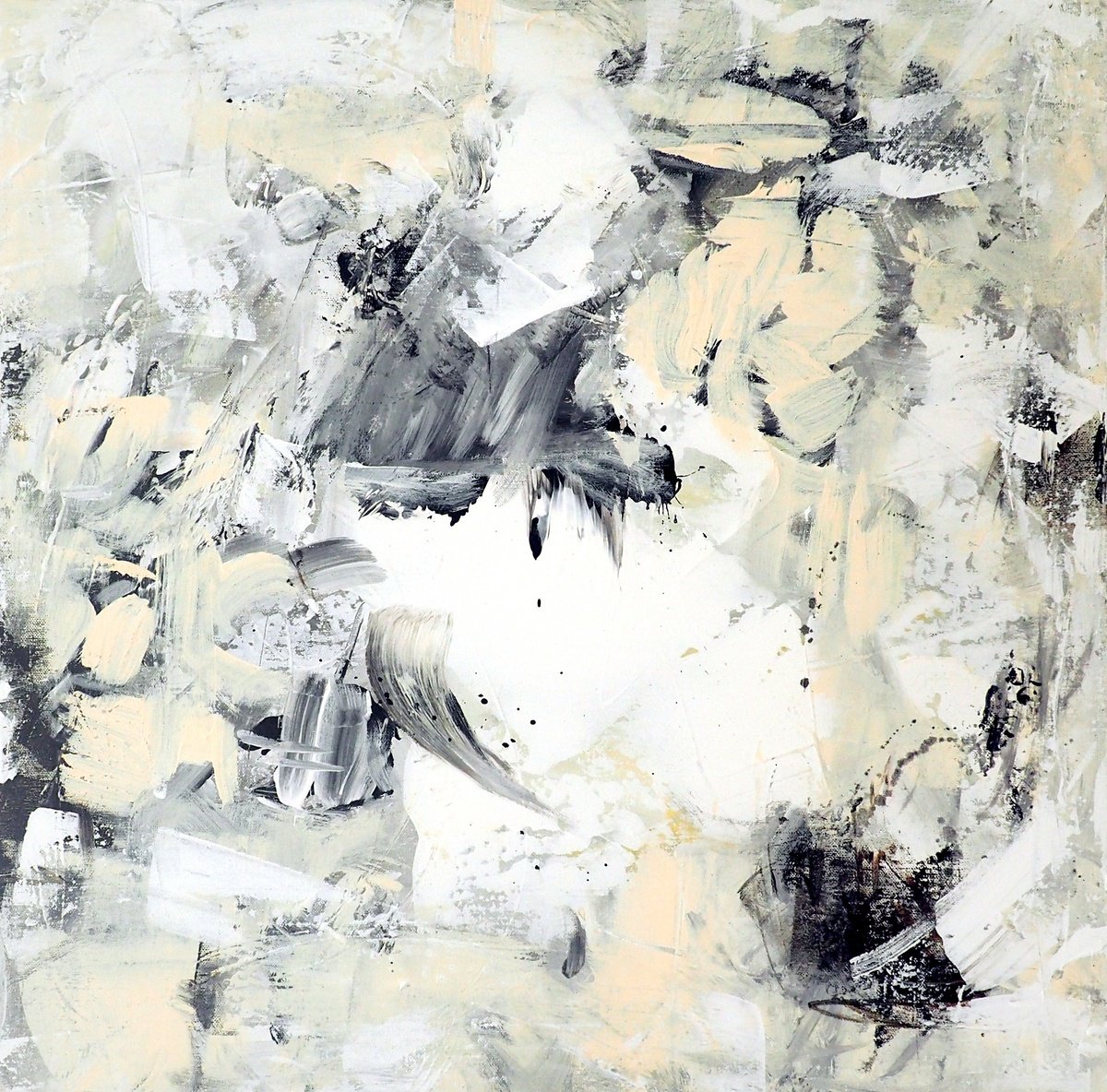 Winter Shadows By Davina Nicholas, 24 X 24, Artwork For Sale On Artfinder