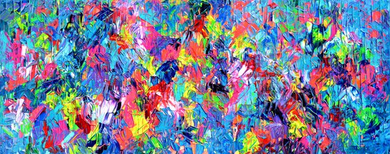 Palette 7 - Large Colorful Abstract Painting