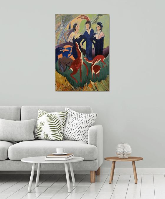 “Ladies In the Deer Forest”