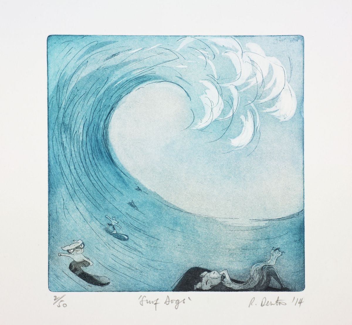 Surf Dogs by Rebecca Denton