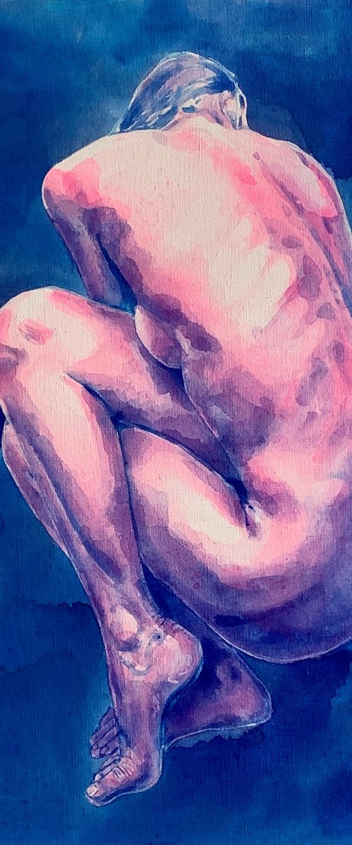 Contemporary nude woman by Alina Lobanova