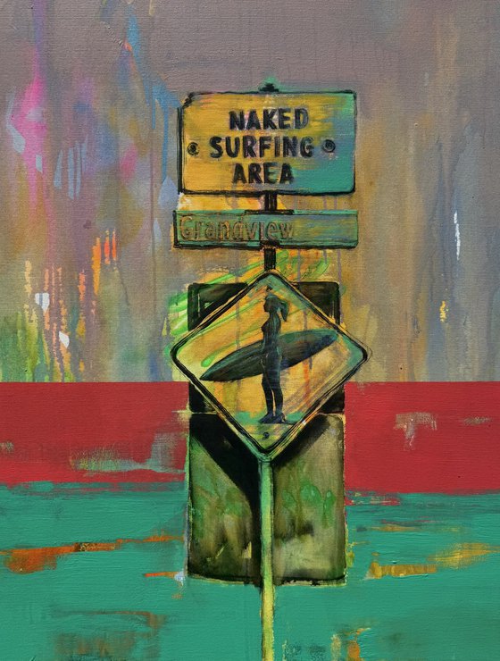 Naked surfing area