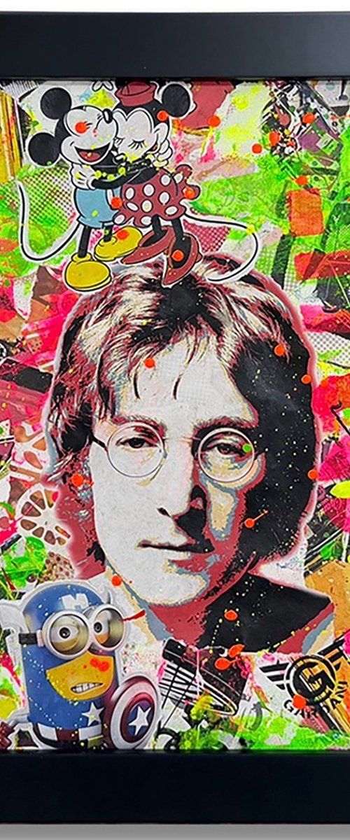 John Lennon Peace by Gardani Art