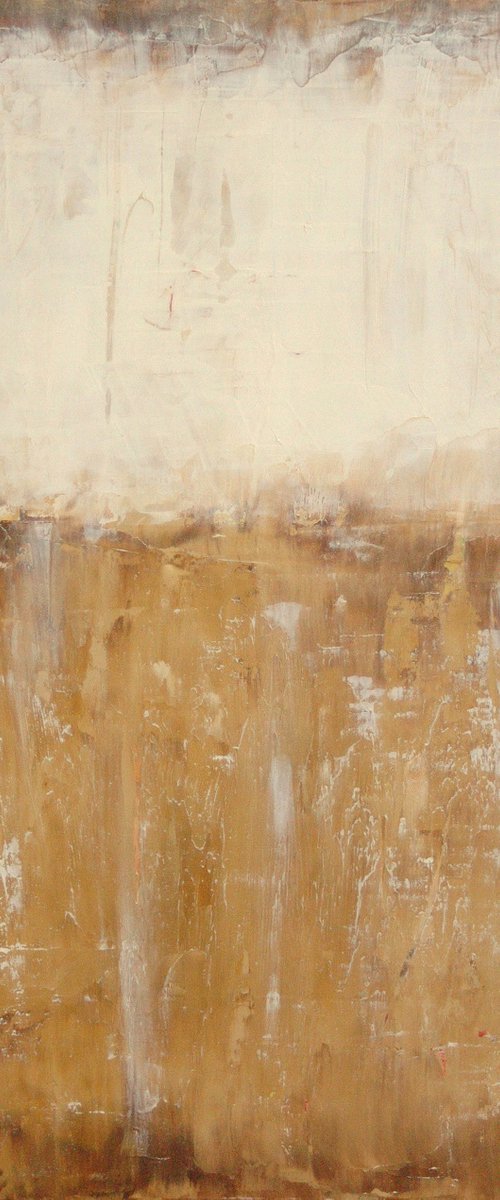 "Autumn Mistery". Cold wax and oil. by Rumen Spasov